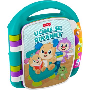 Fisher-Price Musical Book Czech Version carte educativă contrastantă